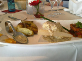 Seeteufel in Pommery-senf Champagne sauce